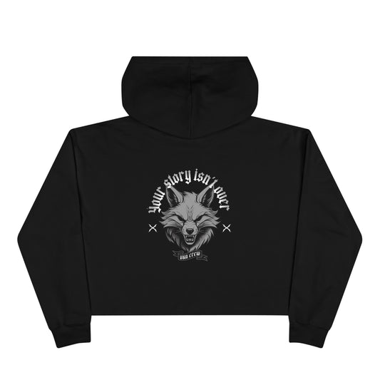 Bite Back Crop Hoodie